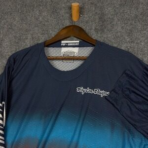 Troy Lee Designs GP Jersey Mens XXL Blue Orange Fade Long Sleeve Motocross MTB